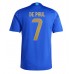 Argentina Rodrigo De Paul #7 Venkovní Dres Copa America 2024 Krátkým Rukávem